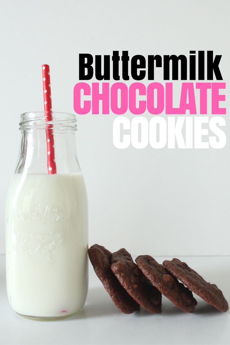 Buttermilk chocolate cookies.