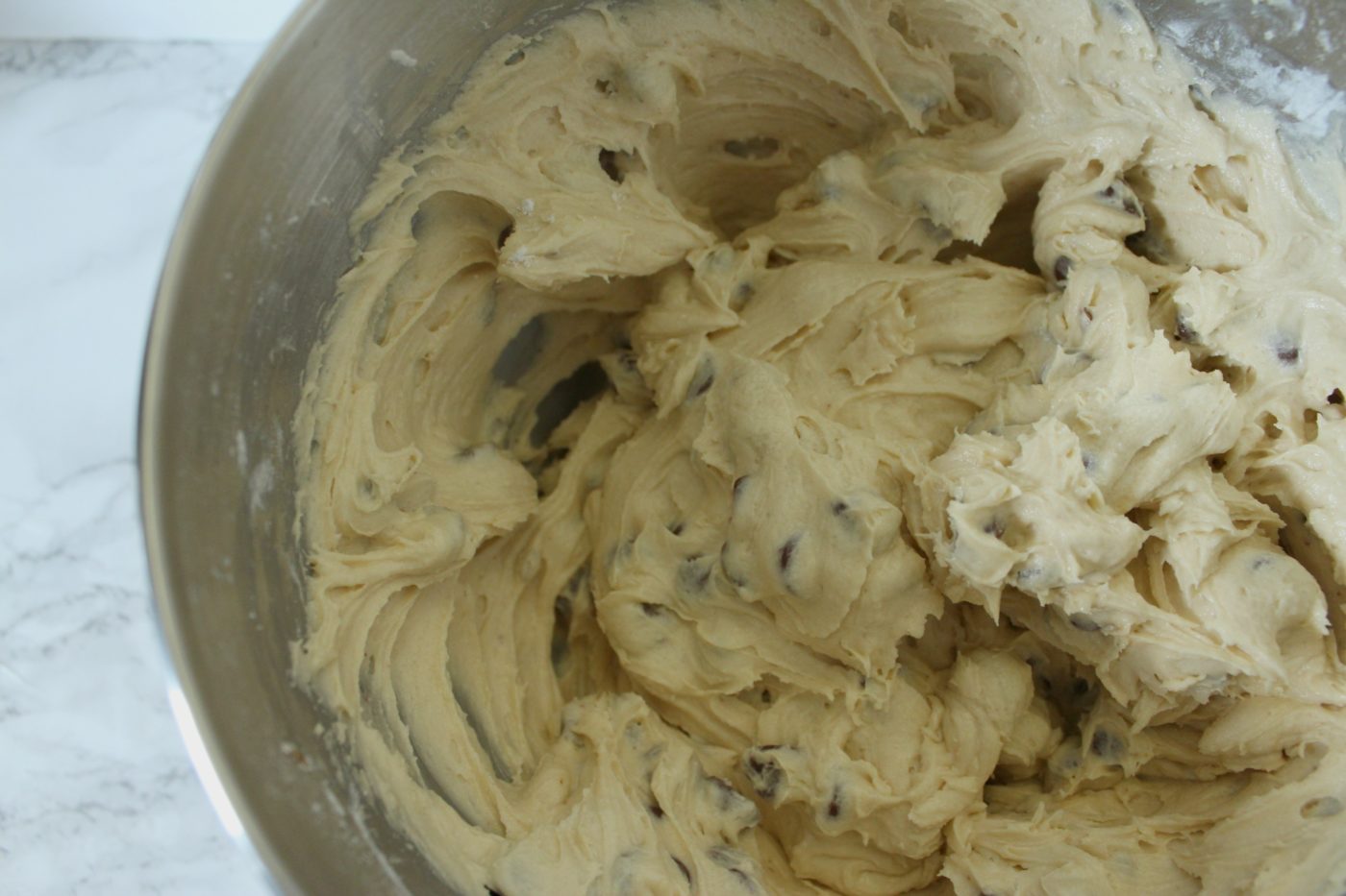 The secret to this cookie dough is letting it sit overnight in the fridge. I know, sounds difficult but you can do it. The results will be worth it.