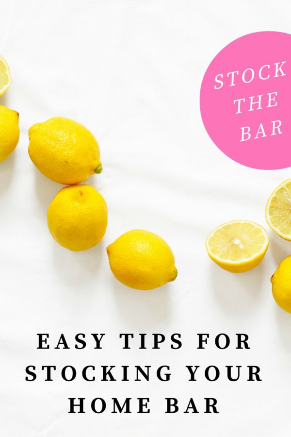 Stocking your home bar may take some time but with a littlel planning and patience, it can be done.