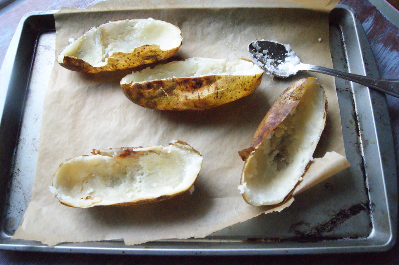 Twice baked potatoes are a perfect side dish.