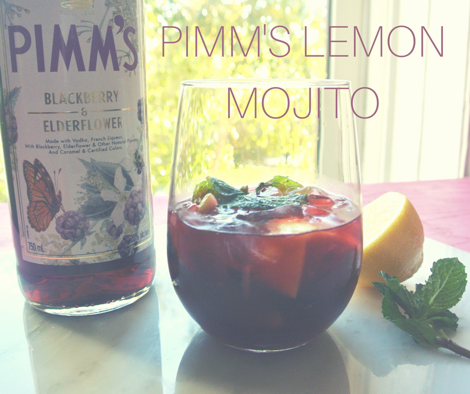 A citrusy mojito made with Pimm's.