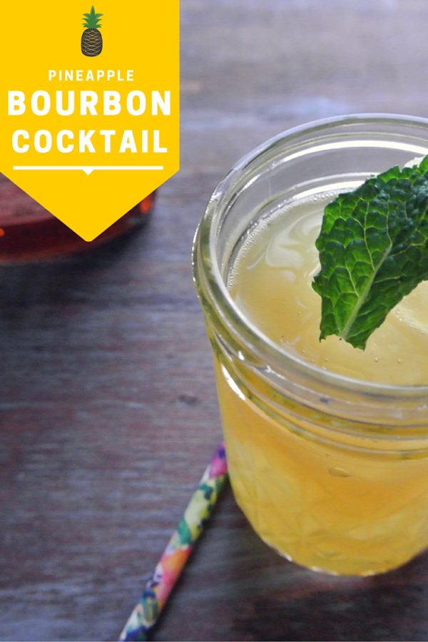 Pineapple and bourbon is the perfect combination for a refreshing yet bold beverage.