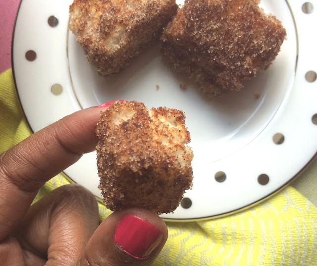 If you love churros but have no idea how to make them, these angel food churro bites are the perfect way to get your churro fix without having to make them from scratch.