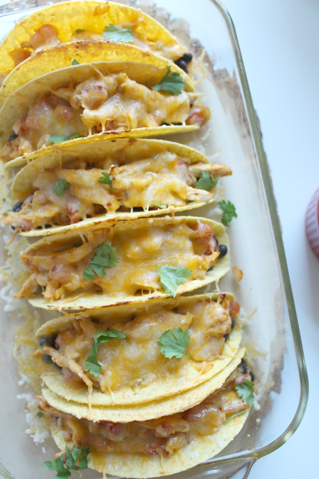 Oven Baked Chicken Tacos