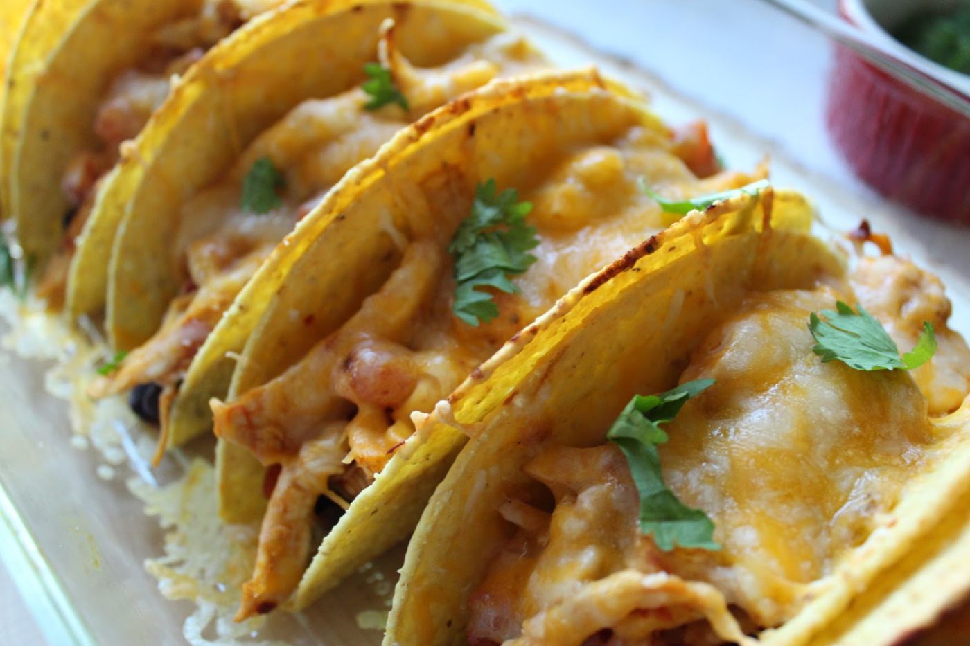Oven Baked Chicken Tacos