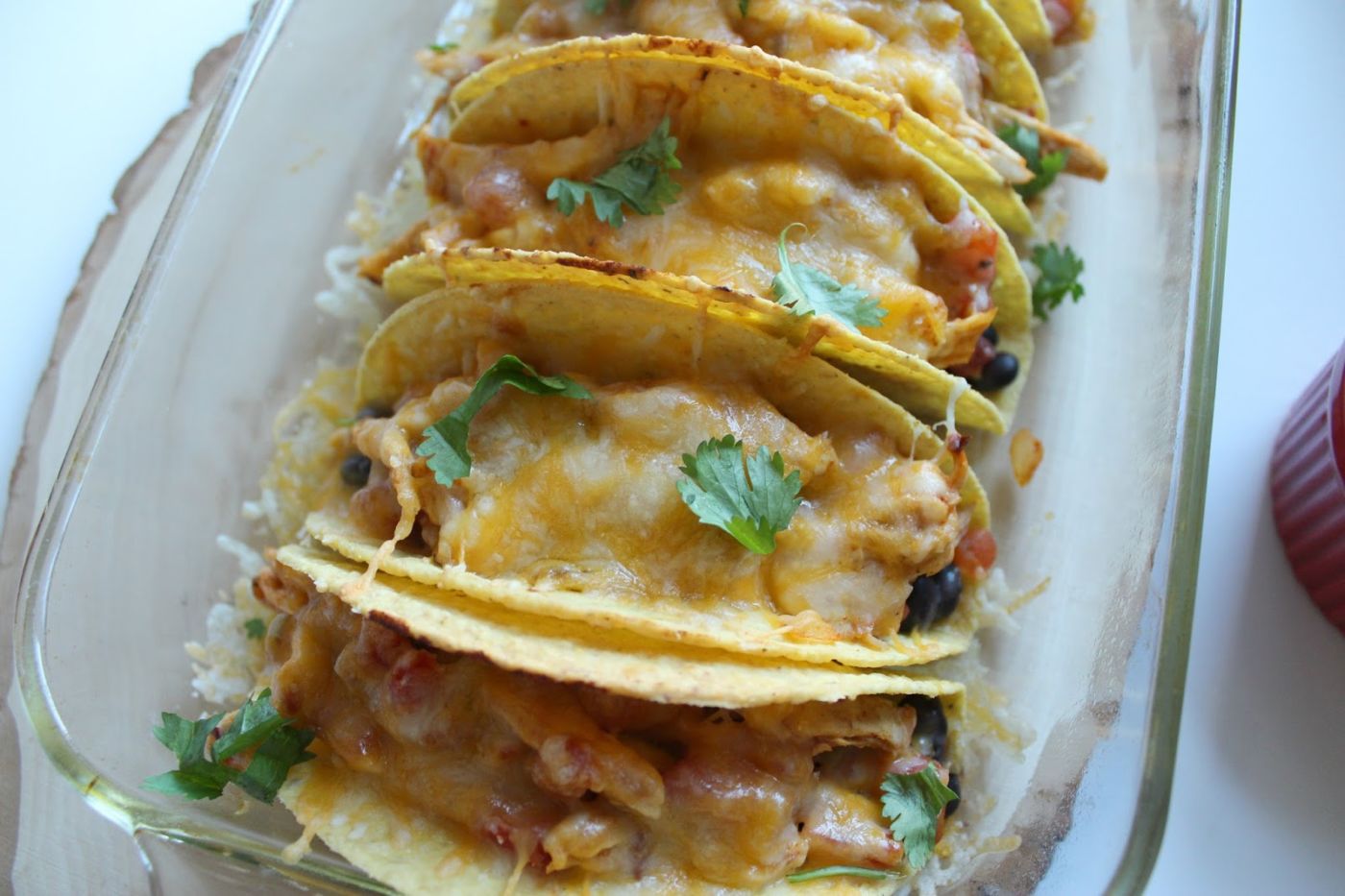 Oven Baked Chicken Tacos