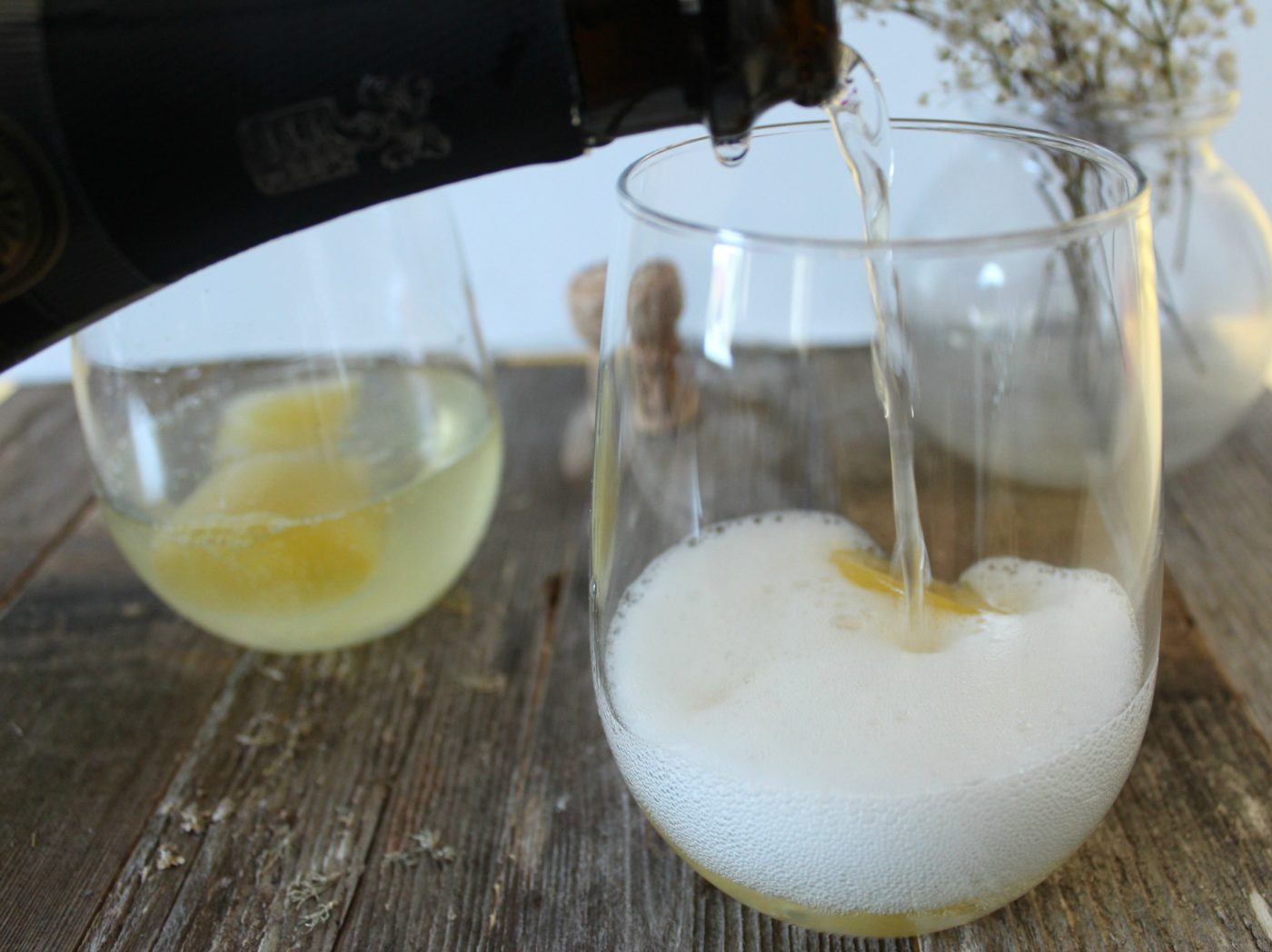 The perfect mimosa recipe isn't about fancy champagne it's about ice cubes.