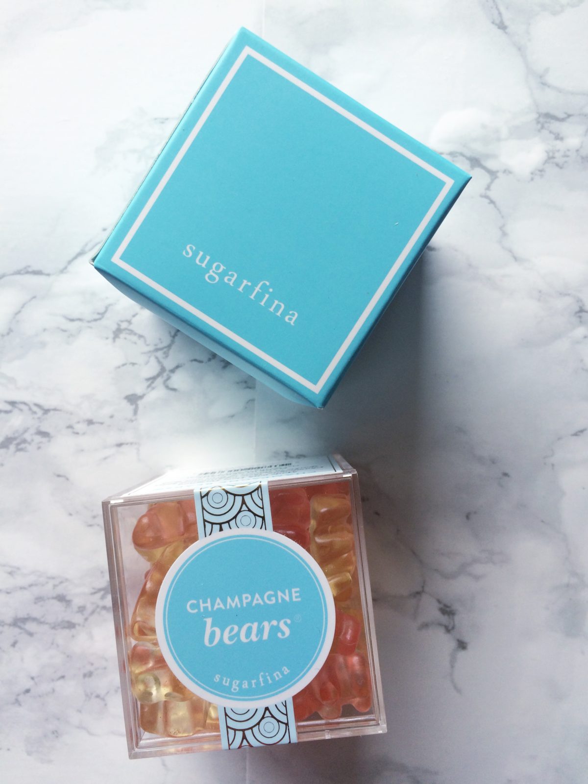 One of the most delicious treats you could ask for. Sugarfina's champagne gummy bears.
