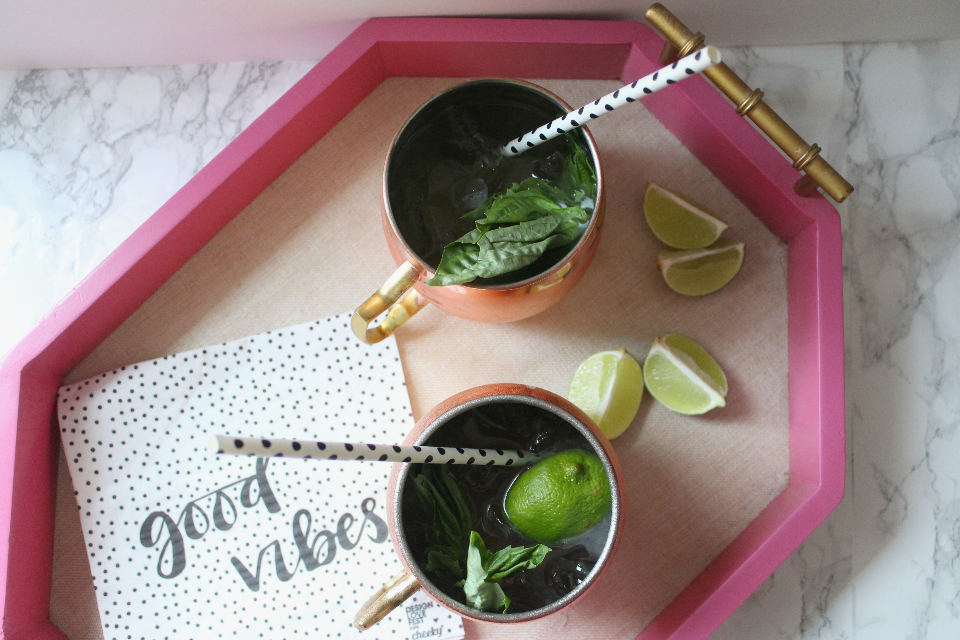Serving your Moscow mule is a traditional copper mug keeps it authentic and really cold. But don't worry, Moscow mules are still enjoyable even without the copper mugs.