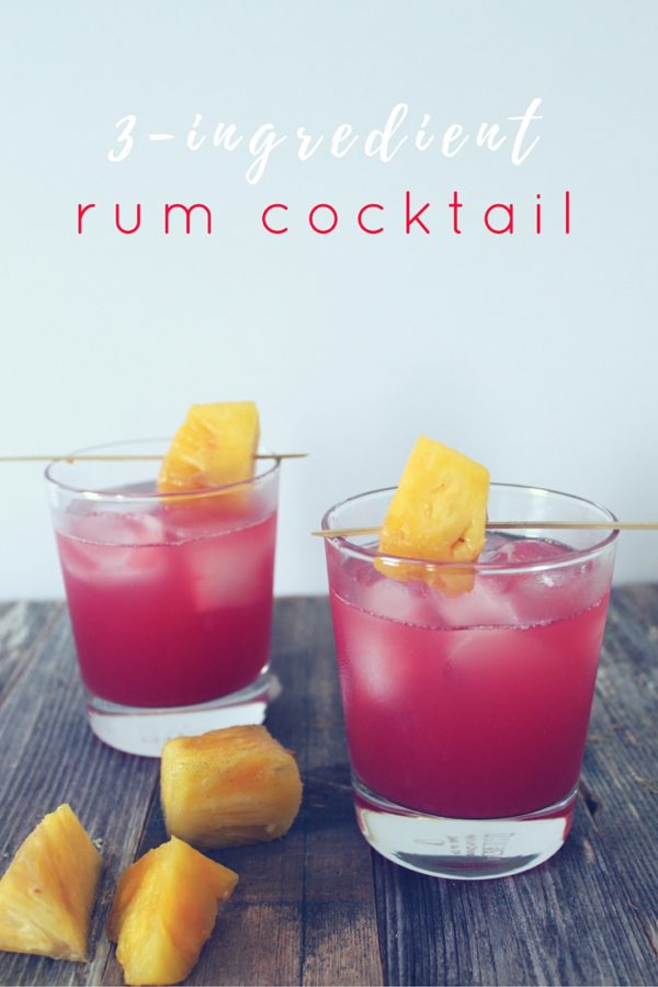 The Baewatch A 3Ingredient Rum Cocktail Eat.Drink.Frolic.