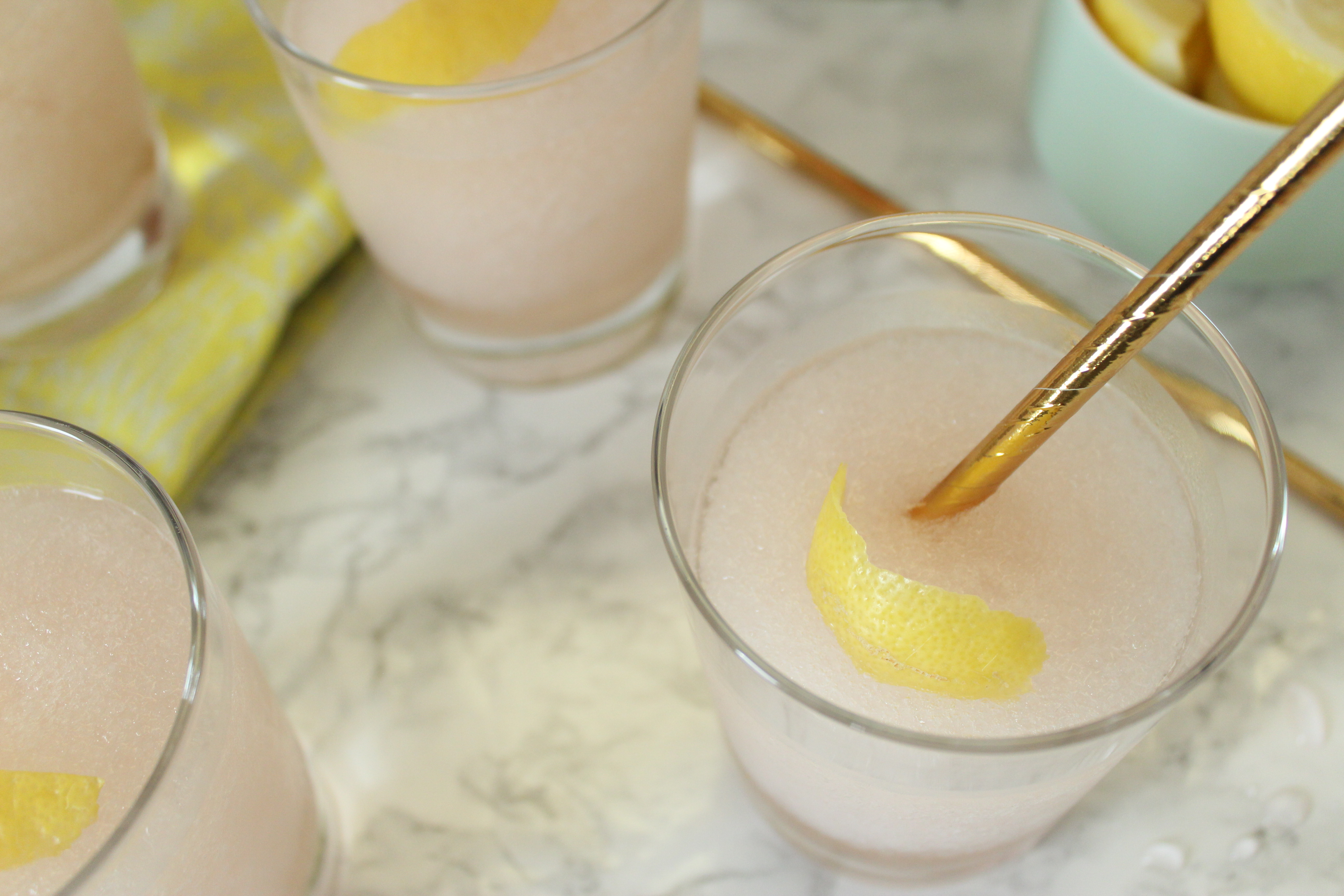 Boozy slushies are one of my favorite food trends and I hope they never go out of style. It sort of takes me back to my childhood, minus the alchol of course.