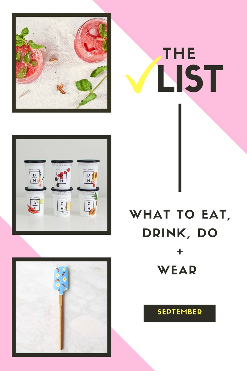 Things to try this month is a mixture of food, drinks and cute dresses. Get on it.