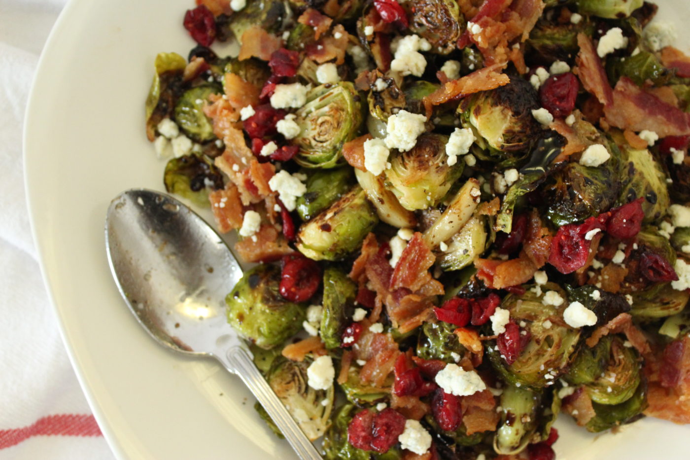 Chrissy Teigen's recipe for Brussels sprouts with balsamic glaze is one of the best sprouts recipes I've ever had.