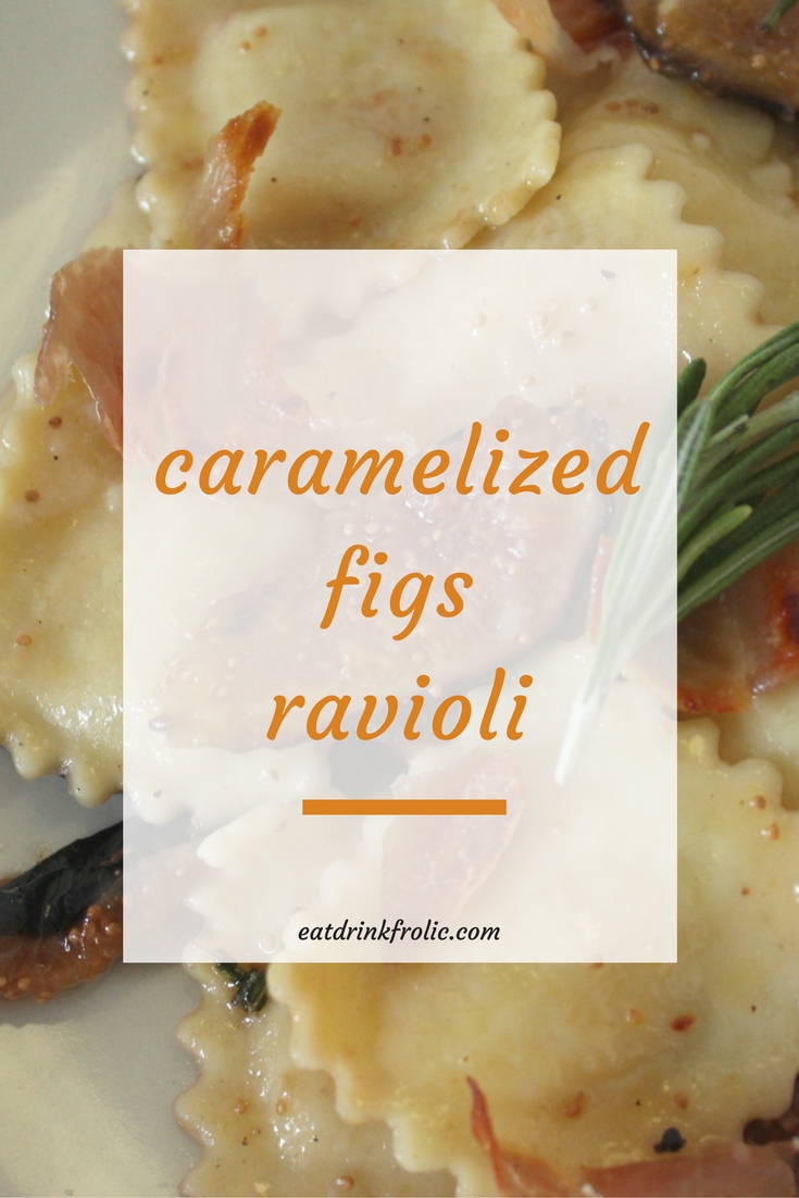 Caramelized figs combined with cheese ravioli makes for a really easy and elegant meal. This 5 ingredient pasta will impress your dinner guests and save you tons of time in the kitchen!