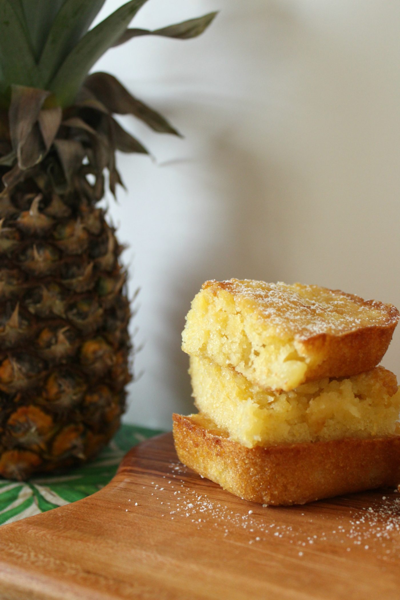 If you're desperate for an easy recipe that is delicous and takes no time to put together, try pineapple bars. Your life will be changed.
