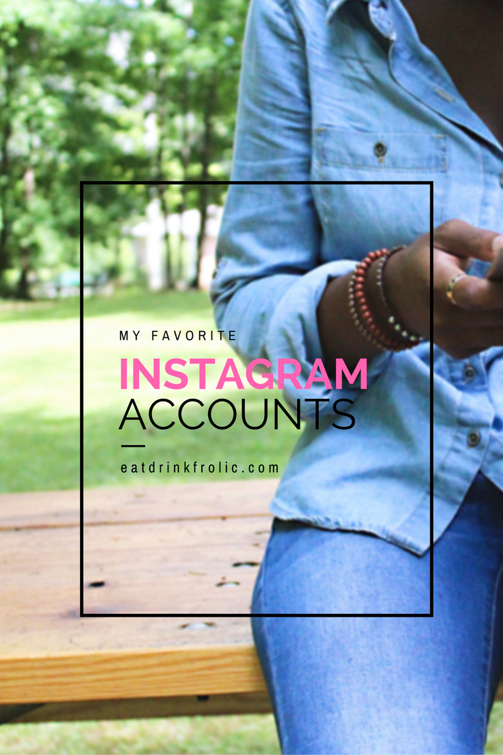 Instagram is my favorite social platform. I love using Instagram for inspiration and for networking. Here are 6 of my favorite Instagram accounts to follow for a little inspiration or entertainment.