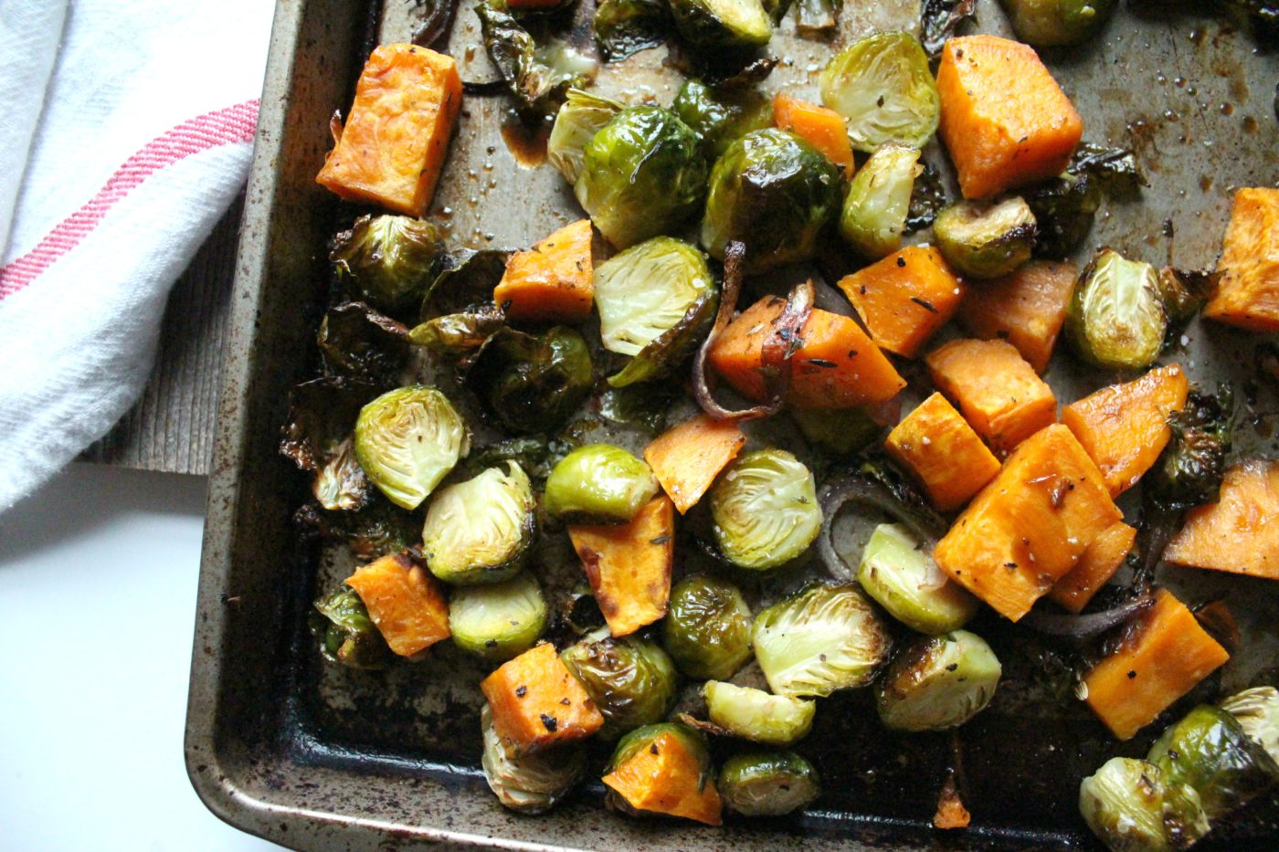 Maple roasted Brussels sprouts are the best side dish to compliment any meal.