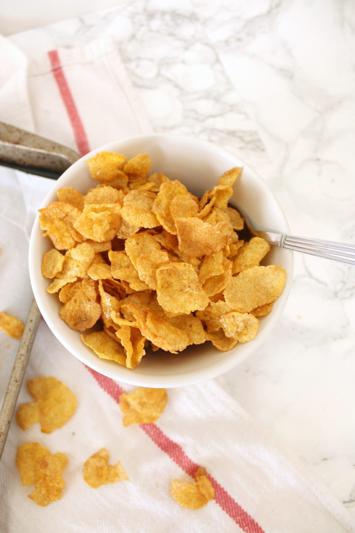 Maple glazed corn flakes