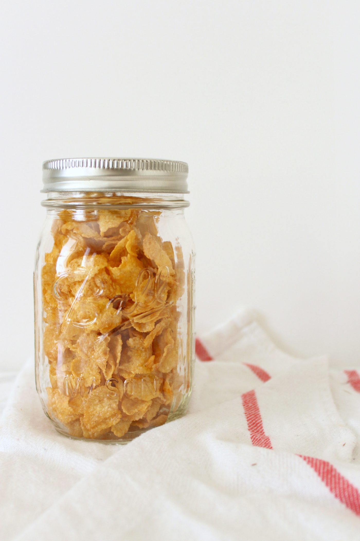 Maple glazed corn flakes