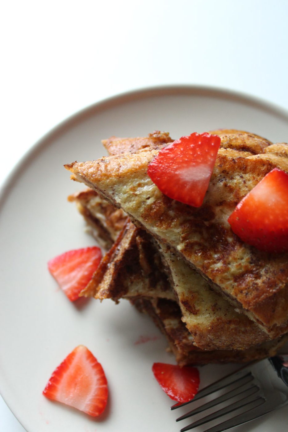 Nutella stuffed French toast