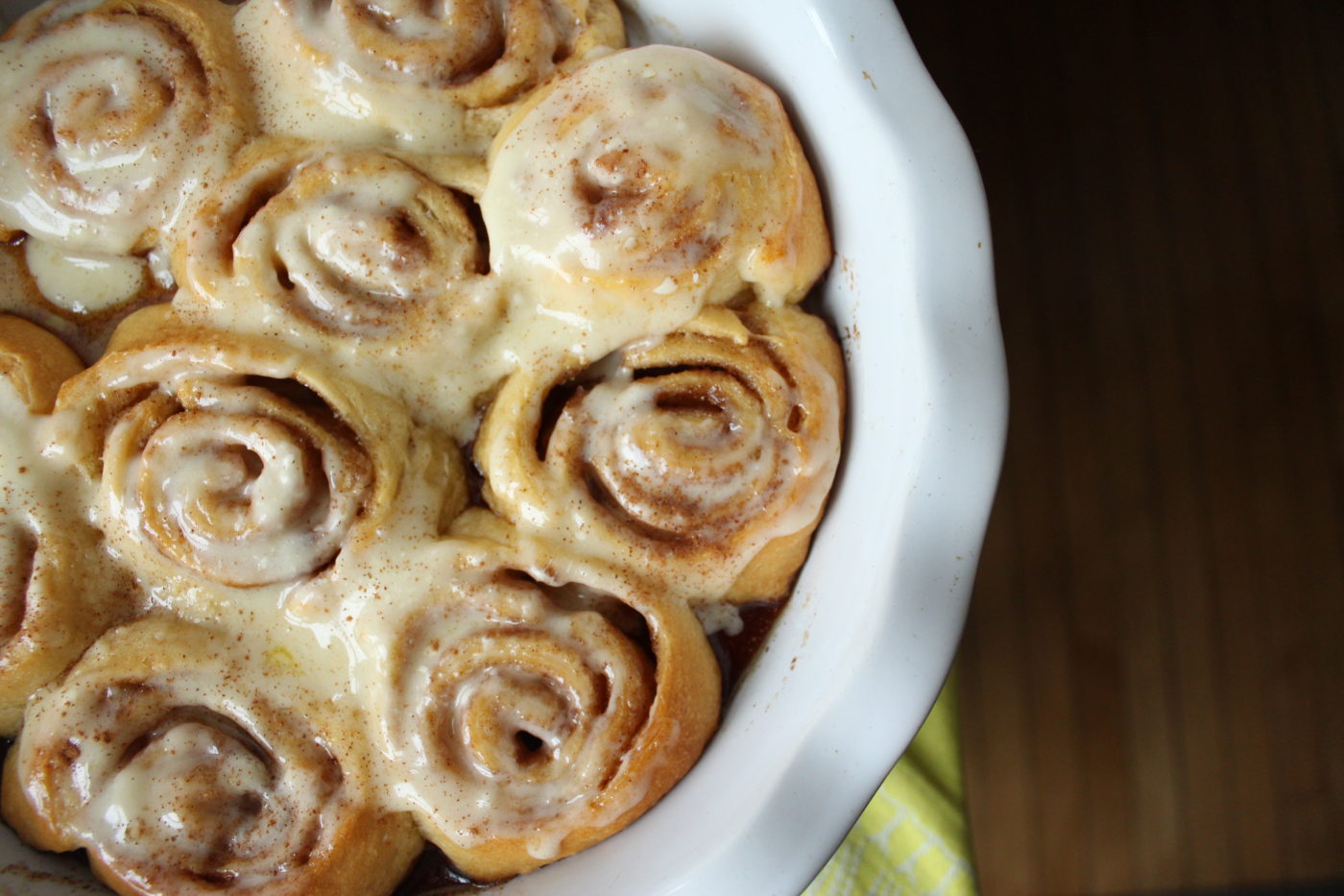 The simplest recipe for cinnamon rolls.
