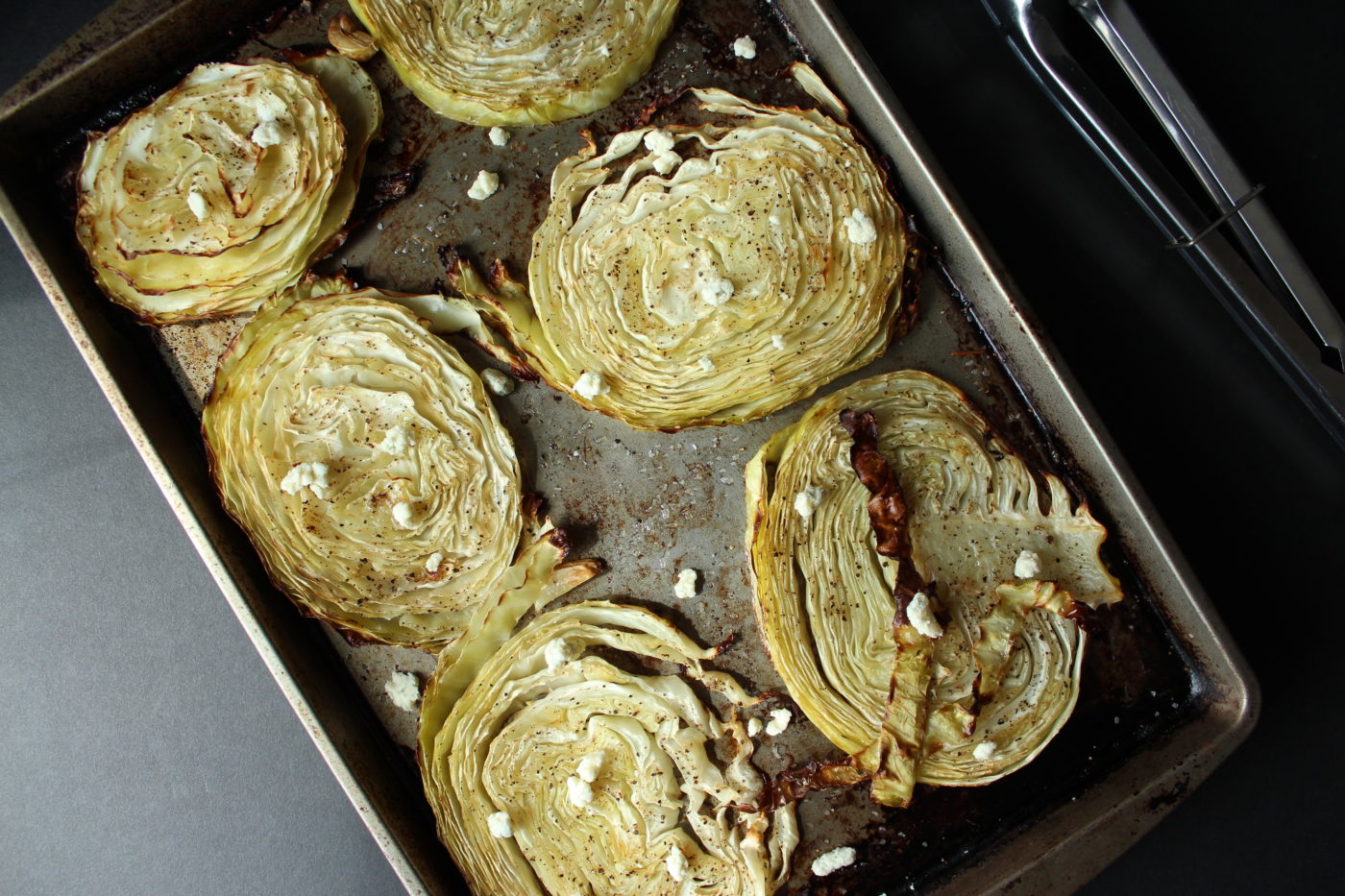 Roasted cabbage is an easy, delicious side dish.