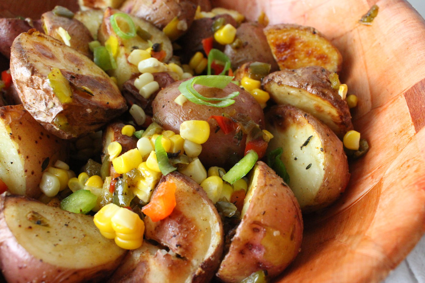 Simple roasted potato salad | via Eat.Drink.Frolic.