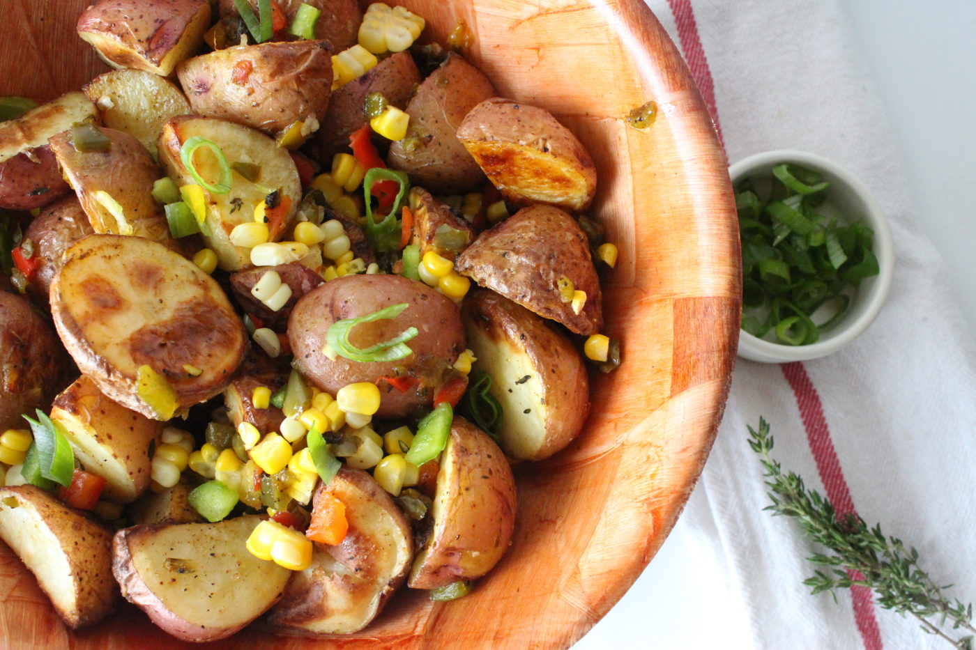 Simple roasted potato salad | via Eat.Drink.Frolic.