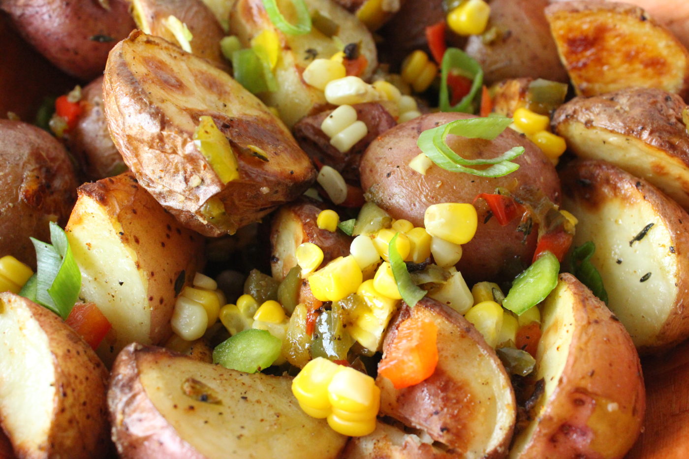 Simple oven roasted potato salad | via Eat.Drink.Frolic.