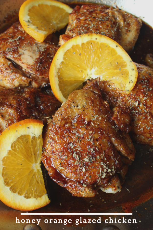 Honey Orange Glazed Chicken Recipe Eatdrinkfrolic 