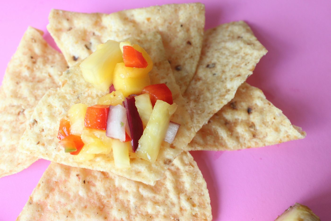 Pineapple mango salsa