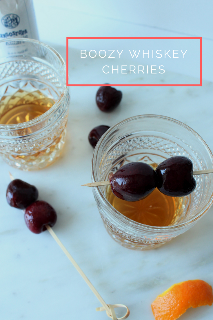 Boozy whiskey cherries | Eat.Drink.Frolic.