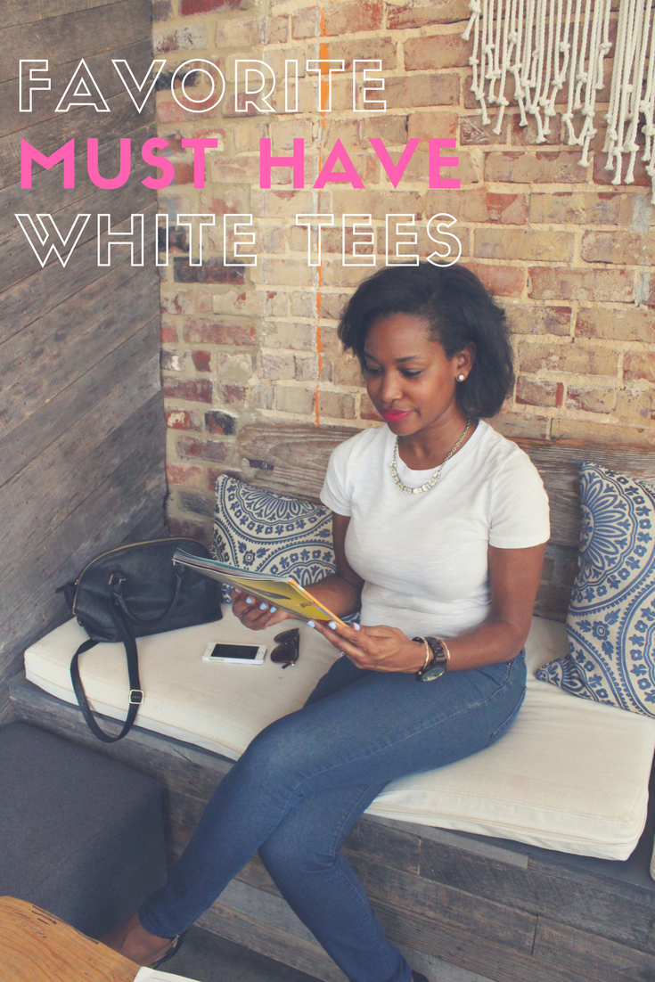 A roundup of my favorite must have white tees.