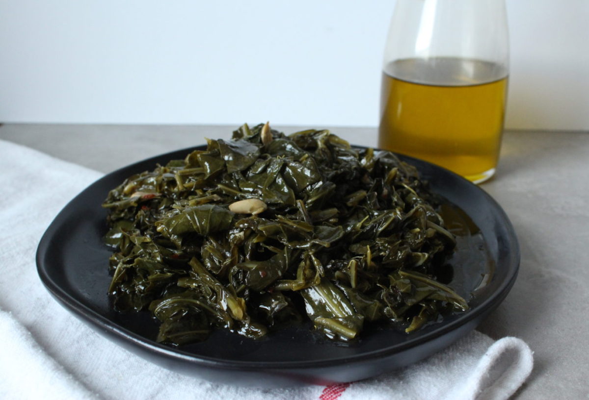 Olive Oil Braised Collard Greens Eat.Drink.Frolic.